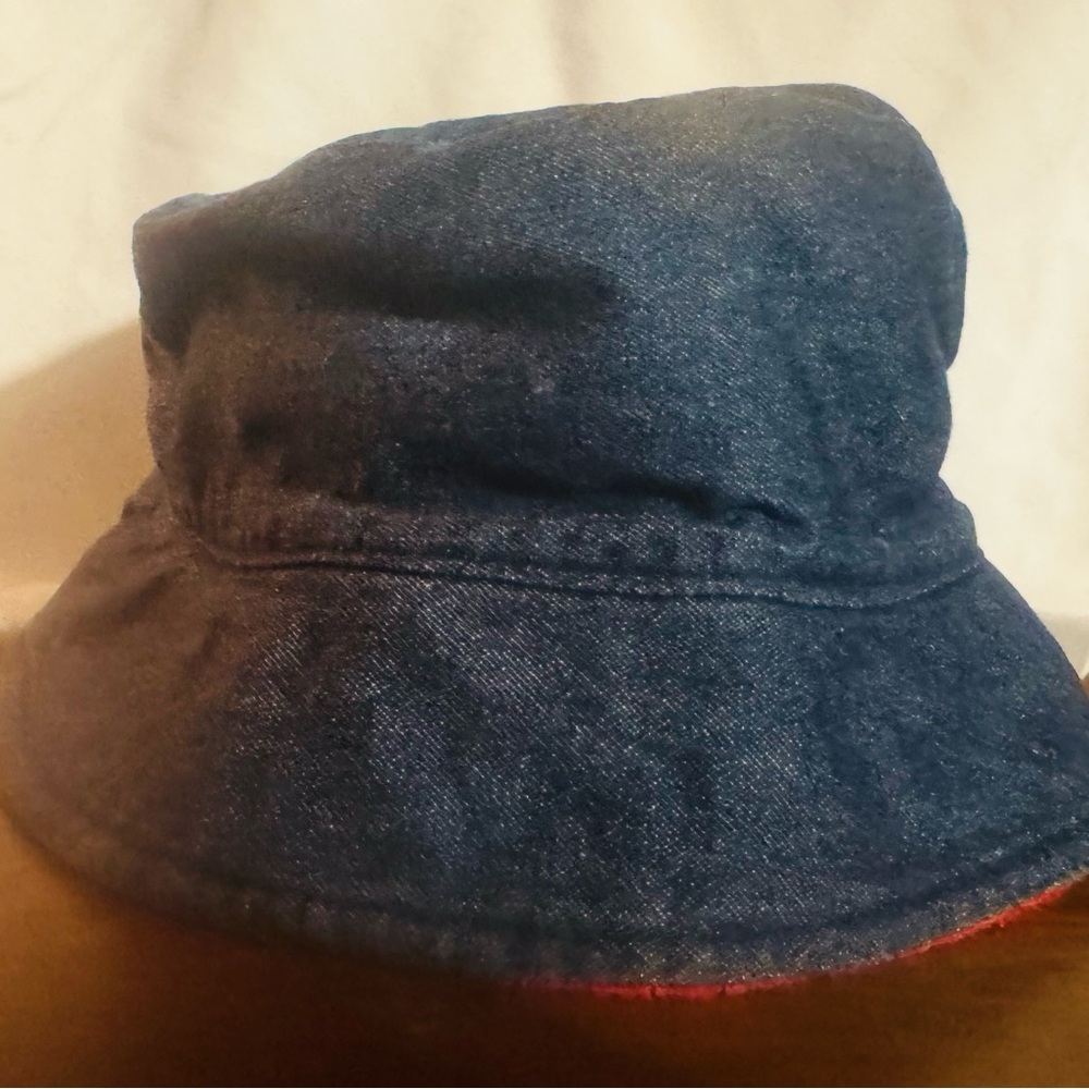 Dark Blue Denim Bucket Hat
